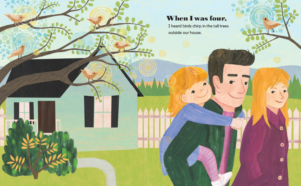 When Bryn's Ear Went Quiet scene showing Bryn and her family